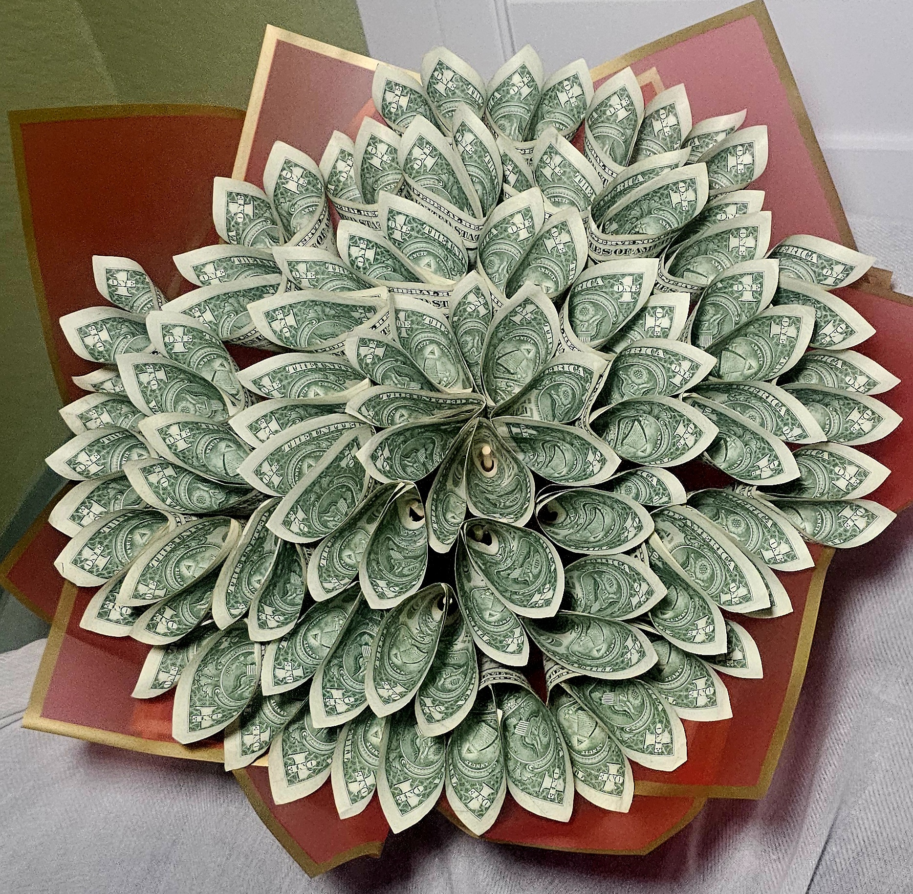 Beautifully wrapped gift